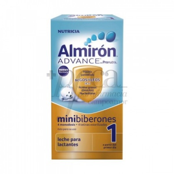 ALMIRON ADVANCE 1 LIQUIDO MINIBIBERON 4X 70ML
