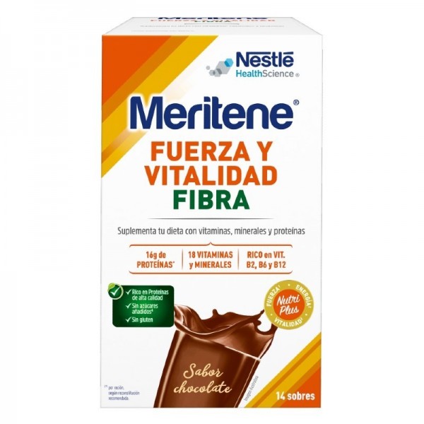 Meritene Fuerza Y Vitalidad Fibra Sabor Chocolat