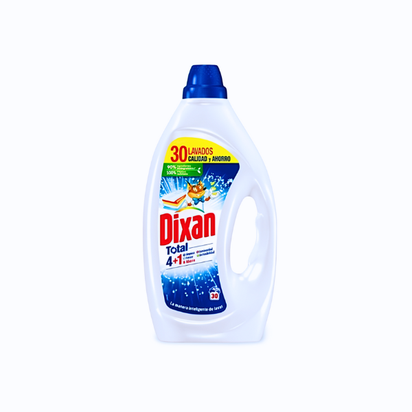 Dixan gel total 30 lavados Más concentrado