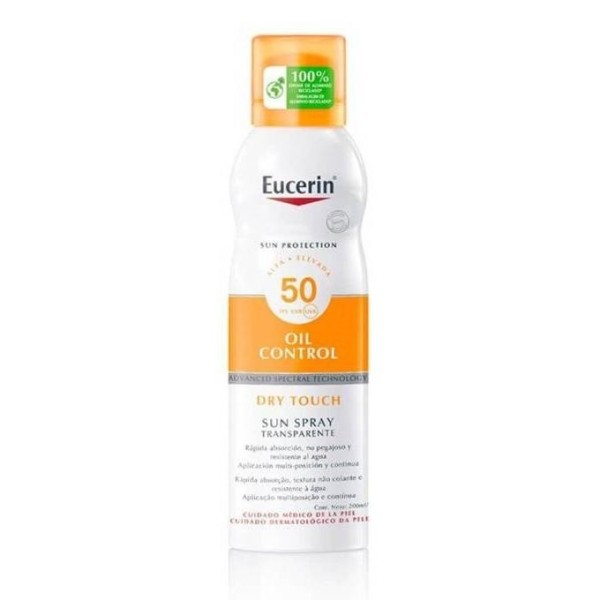 Eucerin Spray Transparente Toque Seco Spf50 200 